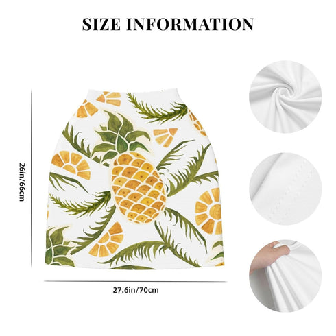 Schgap Pineapples Car Seat Cover Canopy for Baby Nursing Cover Breastfeeding Baby Carrier Cover Stroller Cover