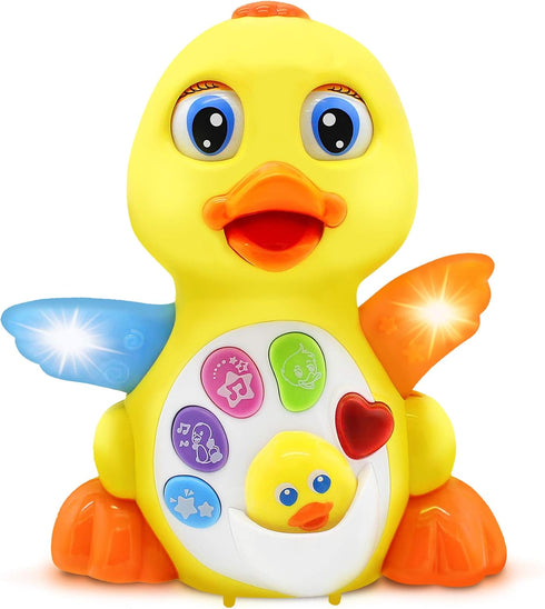 Stone and Clark Dancing Easter Duck with Lights and Music, Toddler Learning & Crawling Baby Toys
