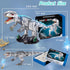 Light Up Dinosaur Building Block Sets, Glowing Tyrannosaur Kits for Boys 6+ and Adults, 23.6 Inch Size
