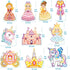 10 Sets 720+ 3-8 iGetooy DIY Mosaic Stickers for Kids, Princess & Unicorn Art Craft Kit with Stickers, Travel Toys