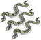 FUTUREPLUSX Inflatable Fake Snake, 3PCS Blow Up Pool Snake Floats for Reptile Jungle Party Decorations