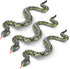 FUTUREPLUSX Inflatable Fake Snake, 3PCS Blow Up Pool Snake Floats for Reptile Jungle Party Decorations