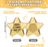72 1.6 Inch DEEKIN Pieces Star Stress Balls Mini Foam Ball Stress Relief Toys for Teens, Adults, Student Prizes, Party