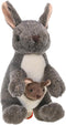 Wild Republic Kangaroo with Joey Plush, Stuffed Animal, Plush Toy, Gifts for