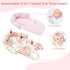 Infant Car Seat Insert, Baby Car Seat Head & Body Support with Strap Pads, Soft Newborn Preemie Carseat Insert Cushion