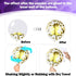 Set, 60Pcs 12 Inch Pastel Purple Gold Balloons Light Macaron Metallic Dark Purple Lavender Balloon with Gold Confetti