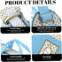 Comebachome 5pcs Baby Diaper Bags, Waterproof Diaper Bag Tote with Handbags, Milk Bottle Bags, Lunch Bag & Mat, Travel