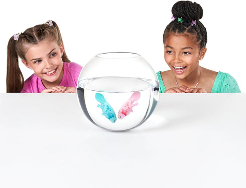 Swimming, (2 Pack) Pets Alive Robo Axolotl Electronic Pet Toy by ZURU