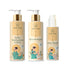 PURE AURA Baby Care Set, Ayurvedic Tear-Free Shampoo, Body Wash & Moisturizing Lotion, Natural