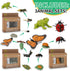 Montessori Life Cycle Learning Toys - Plastic Insect Ladybug, Butterfly & Tadpole-to-Frog Kit for Kids