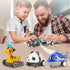 VUSUMOK 5-7 Cars,5in1 2-4,5pcs Transformer Toys for Ages Pull Back Toy Alloy Educational Kids Toys for Ages Animals