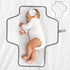 Portable Washable Diaper Changing Mat - Waterproof Newborn Changing Pad with Wave Design