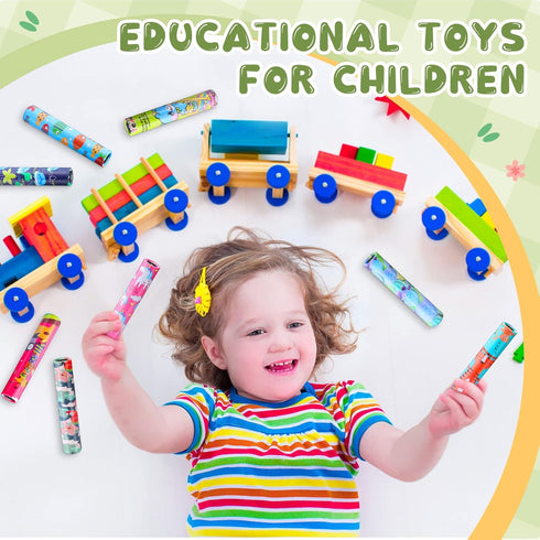 48 Pcs Kaleidoscopes, Vintage Classic Educational Party Favors for Boys and Girls Birthday and School Prizes