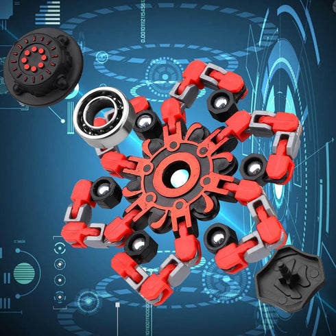 15PCS Dilabnba Easter Basket Gifts for Him Teen Boy, Fidget Spinner Transformable Chain DIY Robot Toys Party Favor