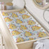 Watercolor Bees Floral Changing Pad Covers, Honeycomb Diaper Sheets for Boy Girl, 32''x16'', Ultra Soft Breathable