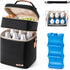 Breastmilk Cooler Bag with Ice Pack Fits 6 Baby Bottles Up to