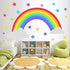 Bamsod Rainbow Wall Sticker, Kids Wall Decal Art for Girls Bedroom Nursery Home Decor, 16.5x32.6 inch
