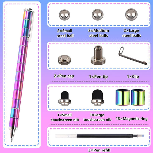 13 14 15 16 17 18 Magnetic Fidget Pen Teen Gifts: Cool Gadget For Men Teacher Appreciation Gifts Graduation Gift
