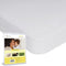 SafeRest Waterproof Mattress Protector Crib Size Absorbent Breathable Soft Fitted Bed Cover