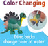 Playset 3 MindWare Dinosaur Color Splash Water Park Bathtub - Interactive Bath Toys with Color Changing Dinosaur
