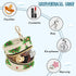 Christmas Tree Round Pacifier Storage Case with Zipper, Portable Pacifier Case for Travel, Diaper Bag & Purse, Pacifier