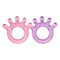 green sprouts Cooling Teether Set, Pink (2 Pack), 3 Months+