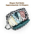 2 Pack(DP-Squres) Mama Koala Waterproof Diaper Pods for Baby Items, Cloth Diapers, Swimsuits, Travel, Gym Clothes