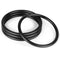 Accmor Baby Ring Sling Rings 2 Pairs, 3 in Diameter Aluminum Sling