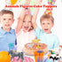 smilixin 12 Set,Animals PCS Animals Figures,Mini Farm Animal Figurines,Plastic Farm Animal Figures Learning Educational