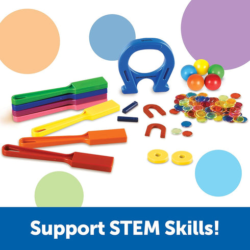 Learning Resources Super Magnet Lab Kit - 119 Pieces, STEM Toys for Kids Ages 5+, Science Learning Activities