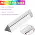 Coitak 6 Inch Optical Glass Triangular Prism, Crystal Tool for Teaching Light Spectrum Physics and Photography