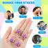 10 Skylety Pcs Bike Fidget Chain Flippy Bulk Mini Chain Key Ring for ADHD Stress Relief Flippy Key for Adults