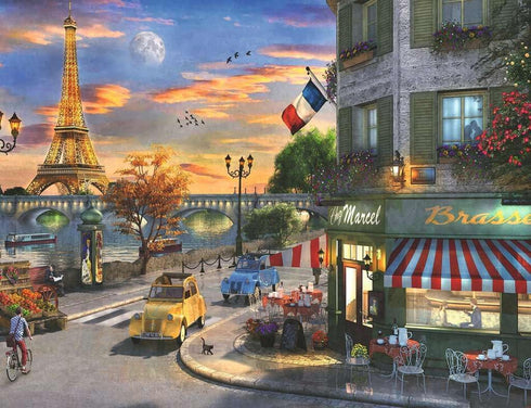 Ravensburger Paris Sunset Puzzle - 2000 Piece Jigsaw for Adults | Unique Softclick Technology