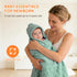 MIGIOL 100% 32 32 Inches, 3 Muslin Hooded Baby Towels Cotton Super Soft Muslin Baby Bath Towel - x Suitable for Newborn