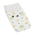 Sweet Jojo Designs Lemon Floral Girl Baby Nursery Changing Pad Cover -