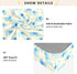 miaozhen 1 Pack 52x28 Cotton Crib Sheets for Baby Boys Girls Soft Comfy Cute Animal Blue Elephants Crib Mattress Sheet
