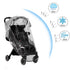 Clear Stroller Rain Cover, Universal Travel Weather Shield for Baby Stroller, Waterproof and Windproof