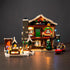 Upgraded LED Light Kit for Lego Icons Alpine Lodge Building Set, Remote Version Compatible with Lego 10325