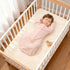 2 Pack Zipper,0.5 MEXXI Swaddle Baby Sleep Sack With Arms Up, Baby Transitional Swaddle with Double TOG