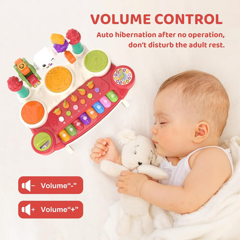 20 1 Set 6 9 12 18 1-3, 1 2 3 4 in Baby Musical Toys - Interactive Piano Keyboard Drum for Infant Months, Toddlers