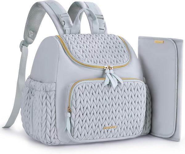 mommore Diaper Bag Small Diaper Backpack Stylish Toddler Baby Mini Maternity Bags
