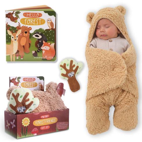 Tickle & Main Forest Animal Newborn Gift Set - 3-Piece, 26 x