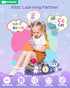 KOKODI Kids Smart Phone Toys, Unicorn Toddler Play Phone for Girls 3-10, Touchscreen HD Cell Phone, Travel Toy,