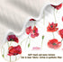 KICPOAY 30x40 Inch Swaddle Blanket for Red Poppy Flowers Baby Receiving Blanket Muslin Baby Swaddles Soft Cotton
