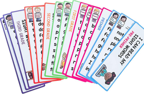 220 Sight Words Flashcards, High Frequency Words for Beginning Reading, Kindergarten to 1st Grade