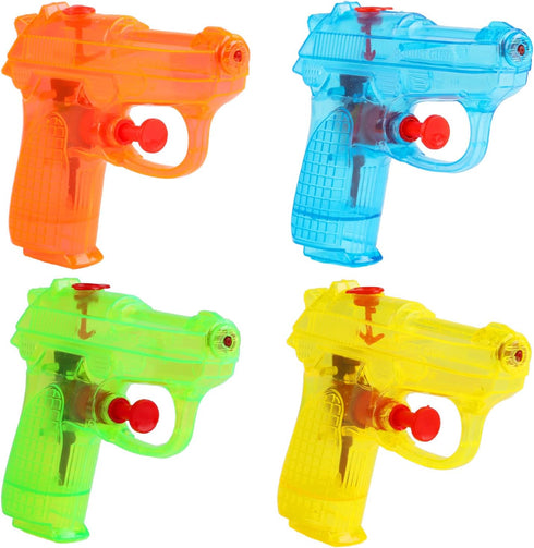 8 Pack Small Water Guns for Kids, Plastic Blasters for Outdoor Water Fighting, Swimming Pool Beach Toys