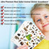 Animal Stickers Jungle Theme, 8 Sheets Wild Safari Decals for Kids Scrapbooking, 400 Pcs Party Favors