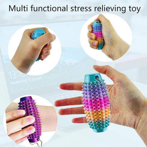 emeqzoa 3D Upgrade Little Ouchies Pain Stim Fidget Printed Fidget Toys Anxiety Relief Items,Handheld Fidget Toys,Adults