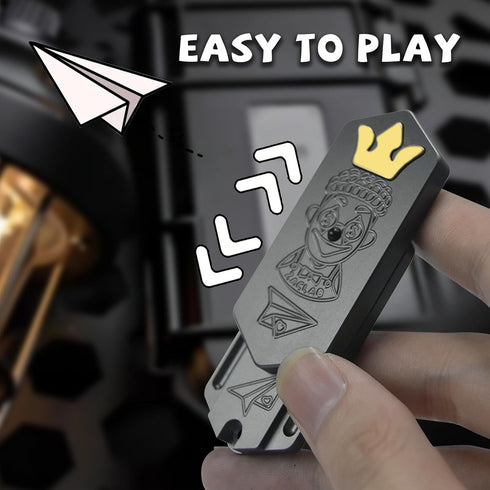 Plane Fidget Slider, Aluminum Mechanical Fidget Slider EDC Fidget Toys Adults Stress Relief Toy Gadgets for Men