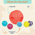 B. toys- B. baby- Baby Ballss– 1 Big Textured Ball with 5 Small Sensory Balls, Developmental Toys for Babies